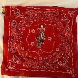 Ralph Lauren Red Western Bandana